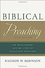 Book Cover Biblical Preaching: The Development and Delivery of Expository Messages