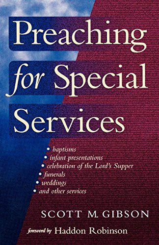 Book Cover Preaching for Special Services