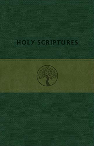 Holy Scriptures: Tree of Life Version, Grove / Olive, LeatherTouch, Personal Size, Giant Print, Reference