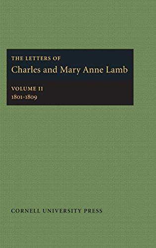 The Letters of Charles and Mary Anne Lamb, Volume II: 1801-1809