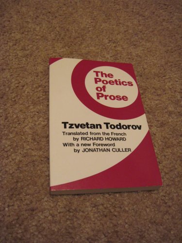 The Poetics of Prose