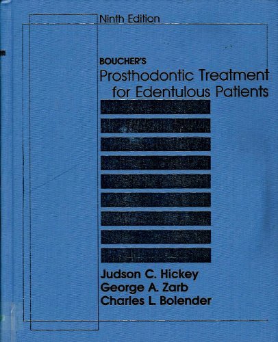 Boucher's Prosthodontic Treatment for Edentulous Patients