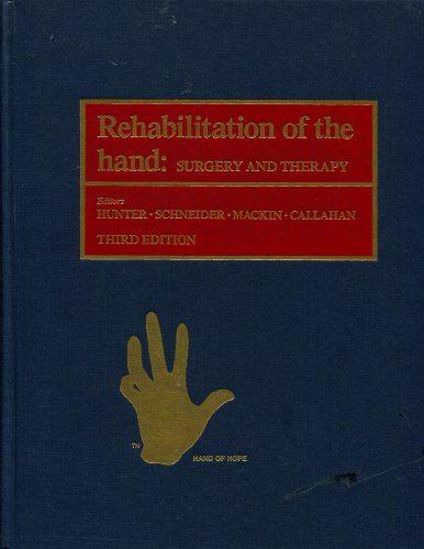 Rehabilitation of the Hand