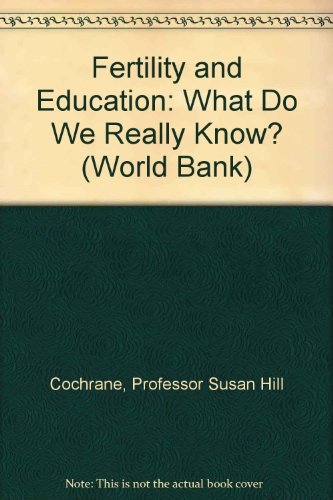 Fertility and Education: What Do We Really Know? (World Bank)
