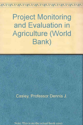 Project Monitoring and Evaluation in Agriculture (World Bank)