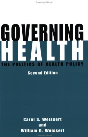 Book Cover Governing Health: The Politics of Health Policy