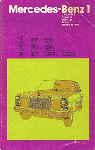 Chilton's Repair and Tune-Up Guide: Mercedes Benz 1959-70
