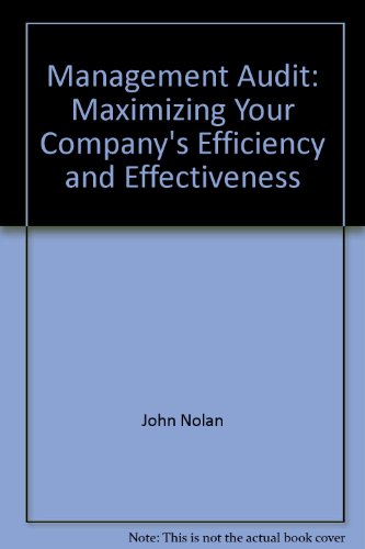 Management audit: Maximizing your company's efficiency and effectiveness (Chilton's better business series)