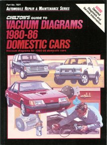 Chilton's Guide to Vacuum Diagrams 1980-86 Domestic Cars: Vacuum Diagrams for 1980-86 Domestic Cars (Automobile Repair and Maintenance Series)