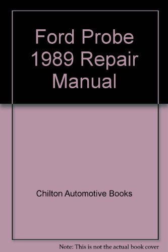 Ford Probe 1989 Repair Manual
