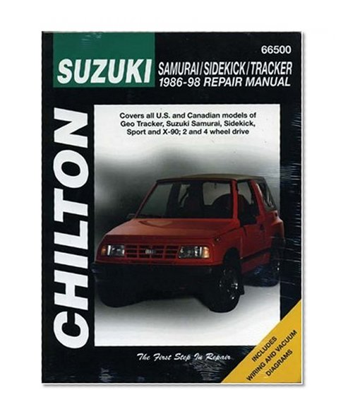 Suzuki Samurai, Sidekick, and Tracker, 1986-98 (Chilton Total Car Care Series Manuals)