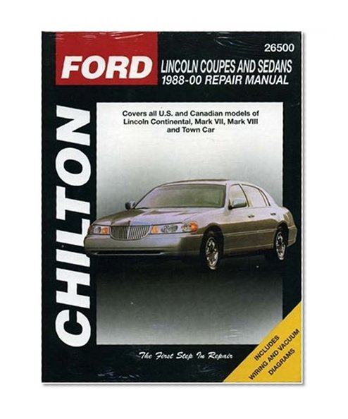 Lincoln Coupes and Sedans, 1988-00 (Haynes Repair Manuals)