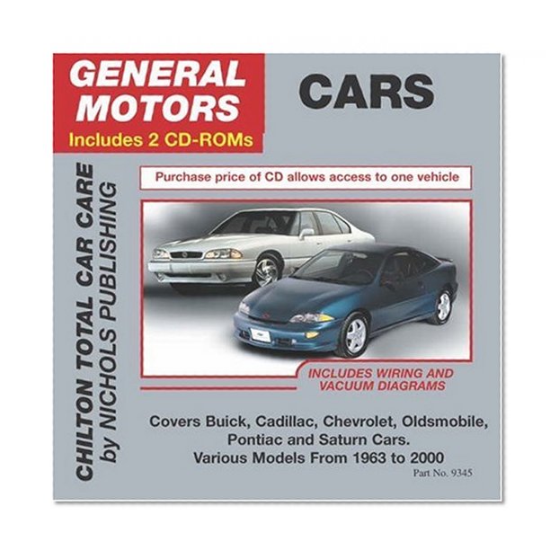 GM Cars 1963-2000 (CD-ROM in Jewel Case) (Total Car Care)