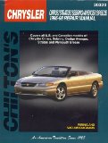 Chrysler Cirrus, Stratus, Sebring, Avenger, and Breeze, 1995-98 (Chilton Total Car Care Series Manuals)