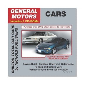 GM Cars 1963-2000 (CD-ROM in Jewel Case) (Total Car Care)
