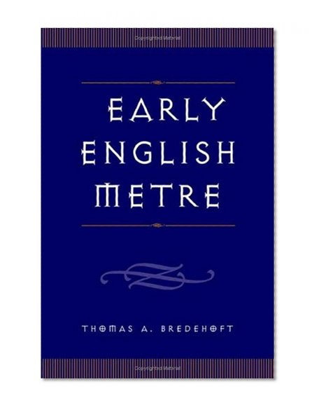 Early English Metre (Toronto Old English Studies)