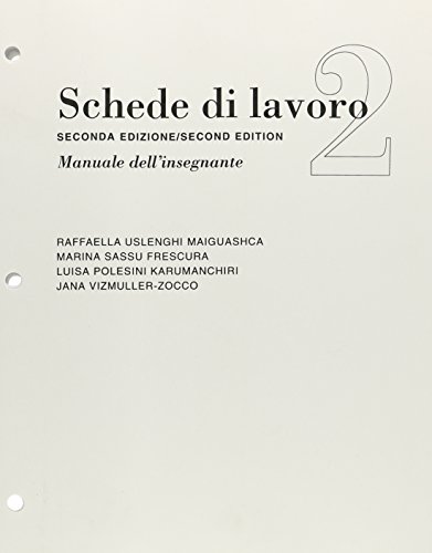 Schede Di Lavoro #2-2Nd Edition-Teachers