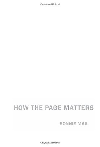 How the Page Matters (Studies in Book and Print Culture)