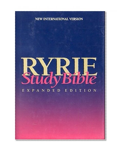 Ryrie Study Bible NIV Hardback- Red Letter (Ryrie Study Bibles)