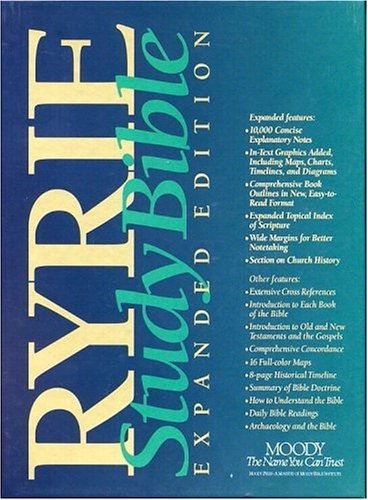New American Standard Ryrie Study Bible (Forest Green Bonded Leather Indexed Edition) (Ryrie Study Bibles)