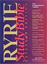 New International Version Ryrie Study Bible: Bonded Leather Burgundy Indexed