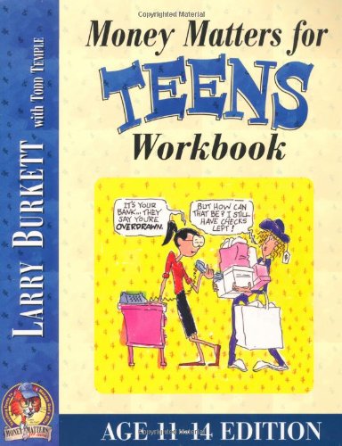 Book Cover Money Matters Workbook for Teens (ages 11-14)