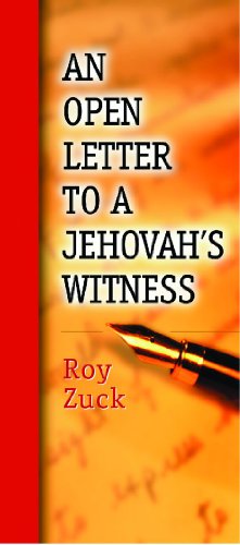 Open Letter to a Jehovah's Witness-package of 10 pamphlets