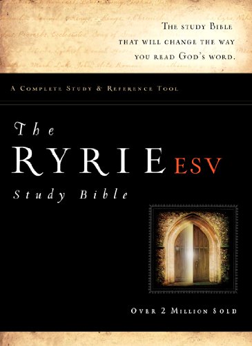 The Ryrie ESV Study Bible Bonded Leather Black Red Letter (Ryrie Study Bible ESV Version)