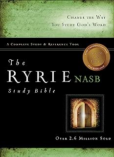 The Ryrie NAS Study Bible Genuine Leather Black Red Letter (Ryrie Study Bibles 2008)