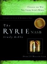 The Ryrie NAS Study Bible Bonded Leather Burgundy Red Letter Indexed (Ryrie Study Bibles 2012)