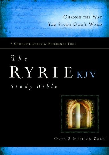 The Ryrie KJV Study Bible Hardcover Red Letter Indexed (King James Version)