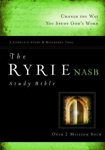 The Ryrie NAS Study Bible Hardback Red Letter Indexed