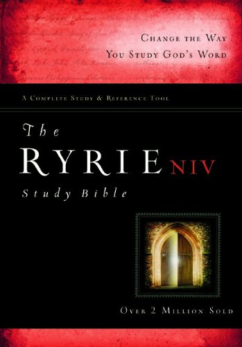 The Ryrie (NIV 1984 Edition) Study Bible Hardback Red Letter Indexed (Ryrie Study Bibles 2008)