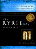 The Ryrie KJV Study Bible Bonded Leather Burgundy Red Letter (Ryrie Study Bibles 2012)
