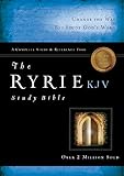 The Ryrie KJV Study Bible Bonded Leather Burgundy - Red Letter Indexed With DVD