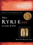 The NIV Ryrie Study Bible Genuine Leather Black- Red Letter Indexed