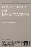 Psalms, Part 2 and Lamentations
