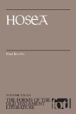 Hosea (Forms of the Old Testament Literature)