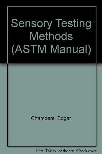 Sensory Testing Methods (ASTM Manual Series, No. 26)