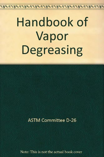 Handbook of Vapor Degreasing