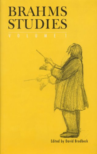 Brahms Studies, Volume 1