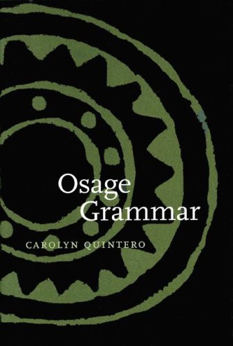 Osage Grammar (Studies in the Anthropology of North Ame)