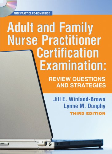 Book Cover Adult and Family Nurse Practitioner Certification Examination: Review Questions and Strategies