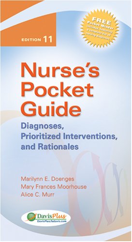 Nurse's Pocket Guide: Diagnoses, Prioritized Interventions, and Rationales (Nurse's Pocket Guide: Diagnoses, Interventions & Rationales)