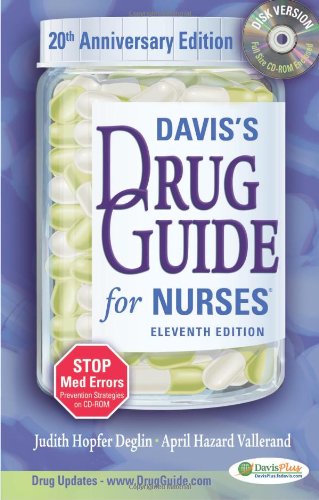 Davis's Drug Guide for Nurses, with CD-ROM (Davis's Drug Guide for Nurses (W/CD))