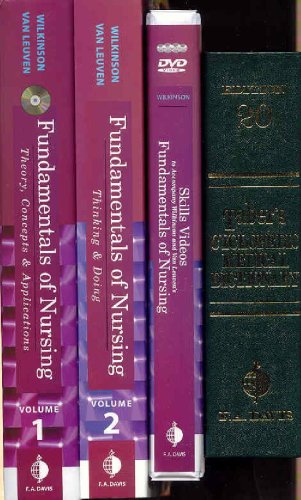 Fundamentals of Nursing Vols 1&2; Skills Video to Accompany Taber's Cyclopedic Dictionary; Davis' Drug Guide for Nurses W/CD