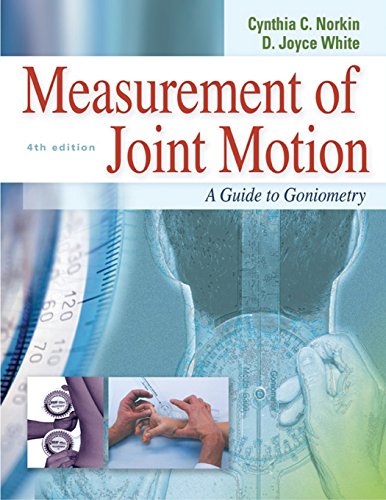 Book Cover Measurement of Joint Motion : A Guide to Goniometry, 4th Edition