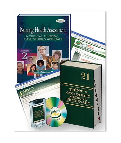 Package of Taber's Cyclopedic Medical Dictionary (Thumb-indexed Version + Taber'sPlus DVD), 21st Edition + Nursing Health Assessment, 2nd Edition
