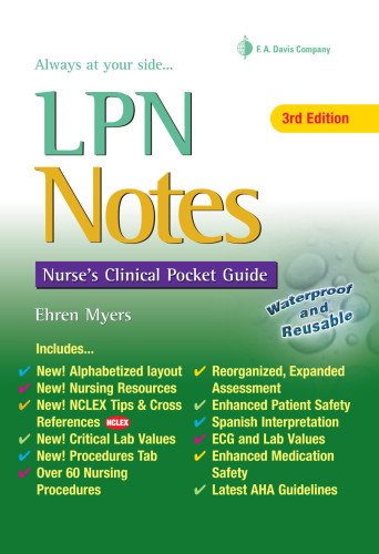 LPN Notes: Nurse's Clinical Pocket Guide (Davis's Notes Book)