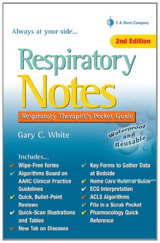 Book Cover Respiratory Notes: Respiratory Therapist's Pocket Guide (Davis's Notes)